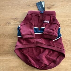 Cozy Burgundy and Navy Dog Shep Shirt